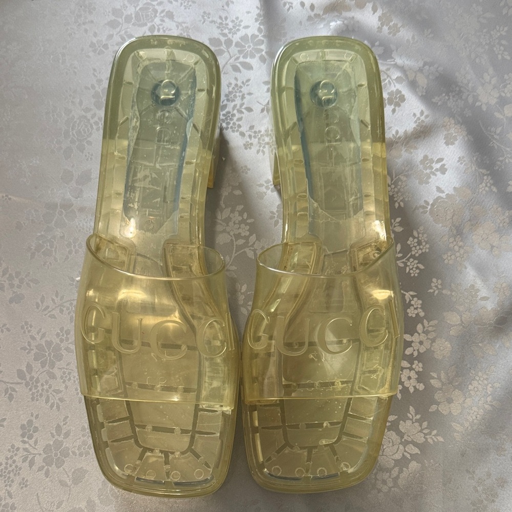 Gucci rubber sandals